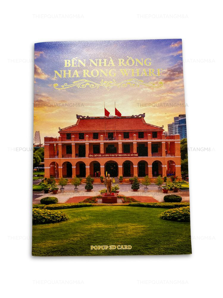 Thiệp pop up Bến Nhà Rồng - Ảnh 5