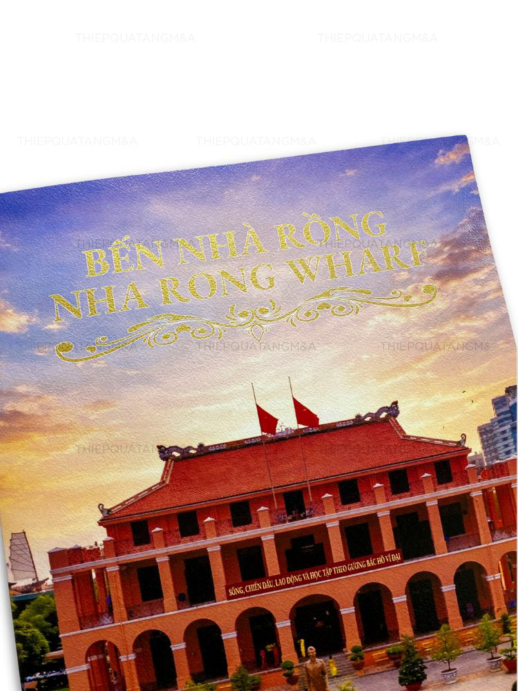 Thiệp pop up Bến Nhà Rồng - Ảnh 12