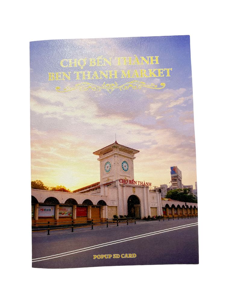 Thiệp pop up Chợ Bến Thành - Ảnh 5