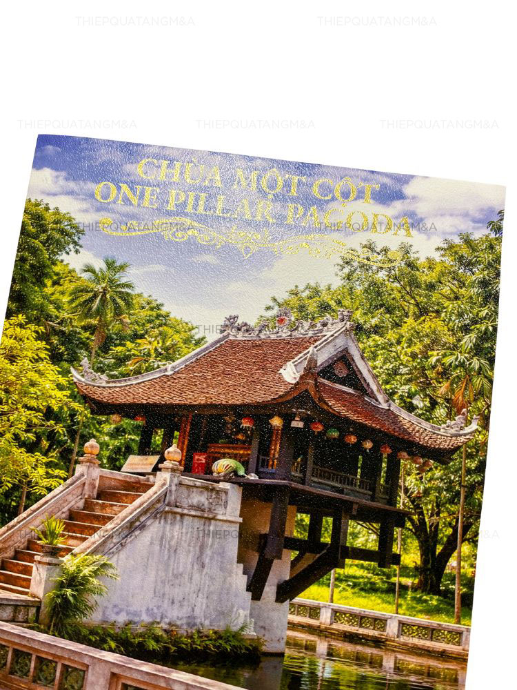 Thiệp pop up Chùa Một Cột - Ảnh 14