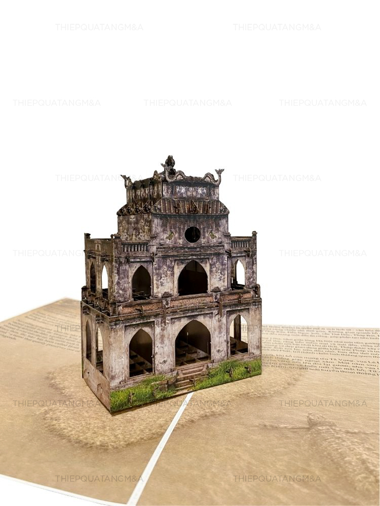 Thiệp pop up Hồ Hoàn Kiếm (Hồ Gươm) - Ảnh 6