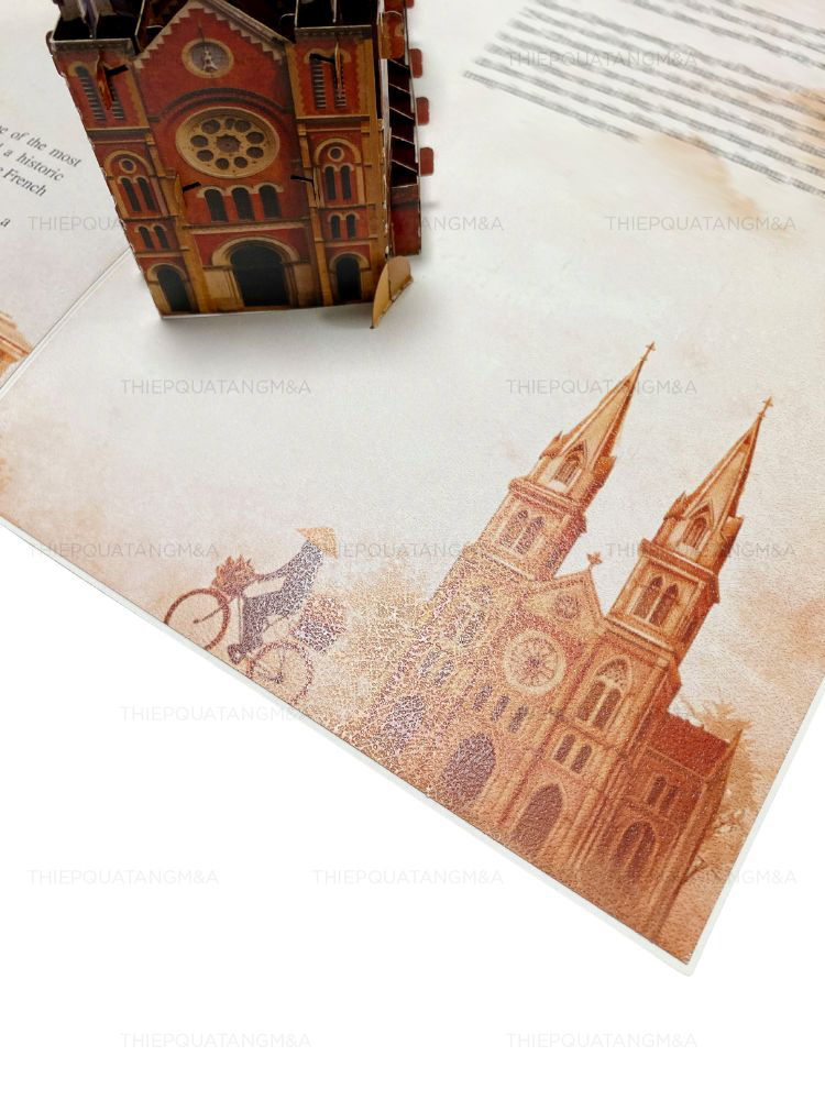 Thiệp pop up Nhà thờ Đức Bà - Ảnh 12