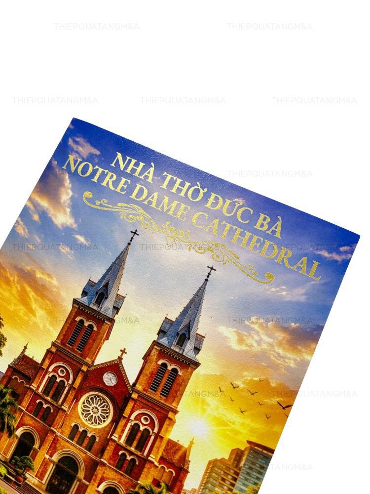 Thiệp pop up Nhà thờ Đức Bà - Ảnh 6