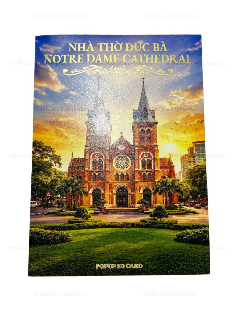 Thiệp pop up Nhà thờ Đức Bà - Ảnh 4