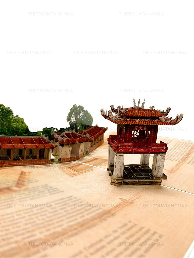 Thiệp pop up Văn Miếu - Quốc Tử Giám - Ảnh 4