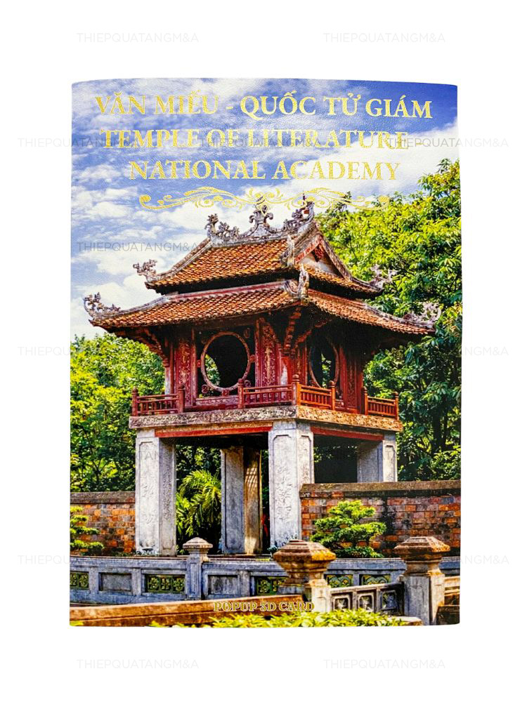 Thiệp pop up Văn Miếu - Quốc Tử Giám - Ảnh 5
