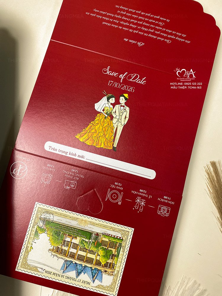 Thiệp cưới TCMA 163 1