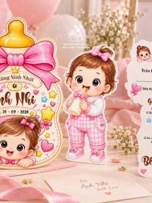 Thiệp thôi nôi mã TTN BĐB 08 1