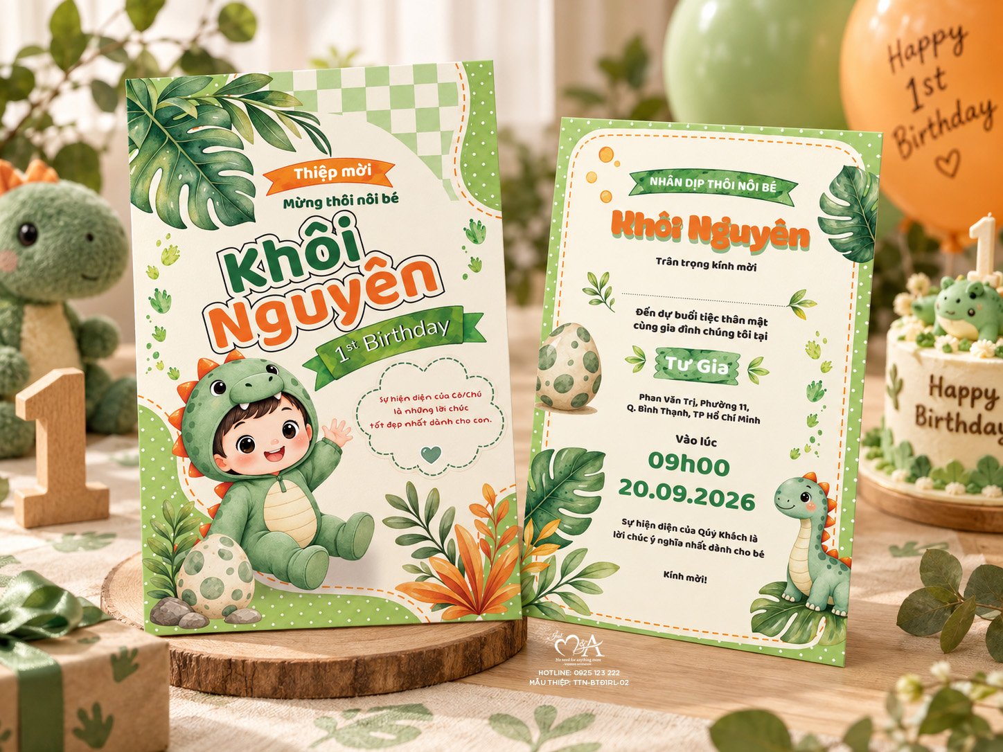 Thiệp thôi nôi mã TTN-BTĐ1RL-02