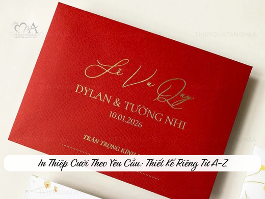 In Thiệp Cưới Theo Yêu Cầu
