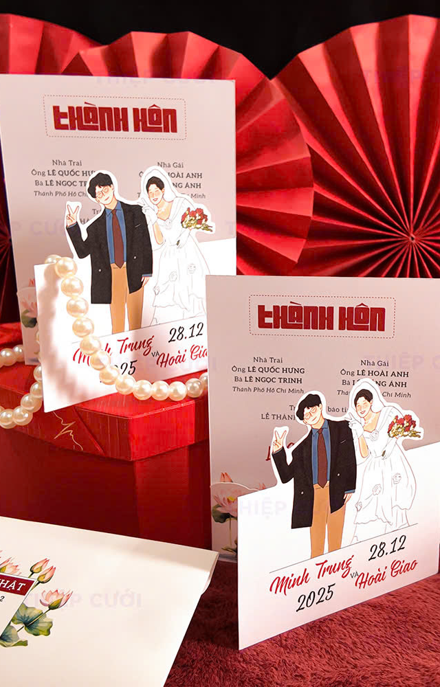 Thiệp cưới mã TG3ĐBBN-11