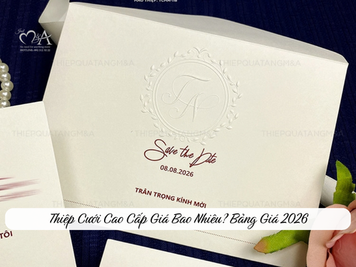 Thiệp cưới cao cấp giá bao nhiêu?