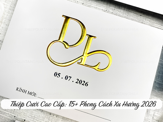 Thiệp cưới cao cấp