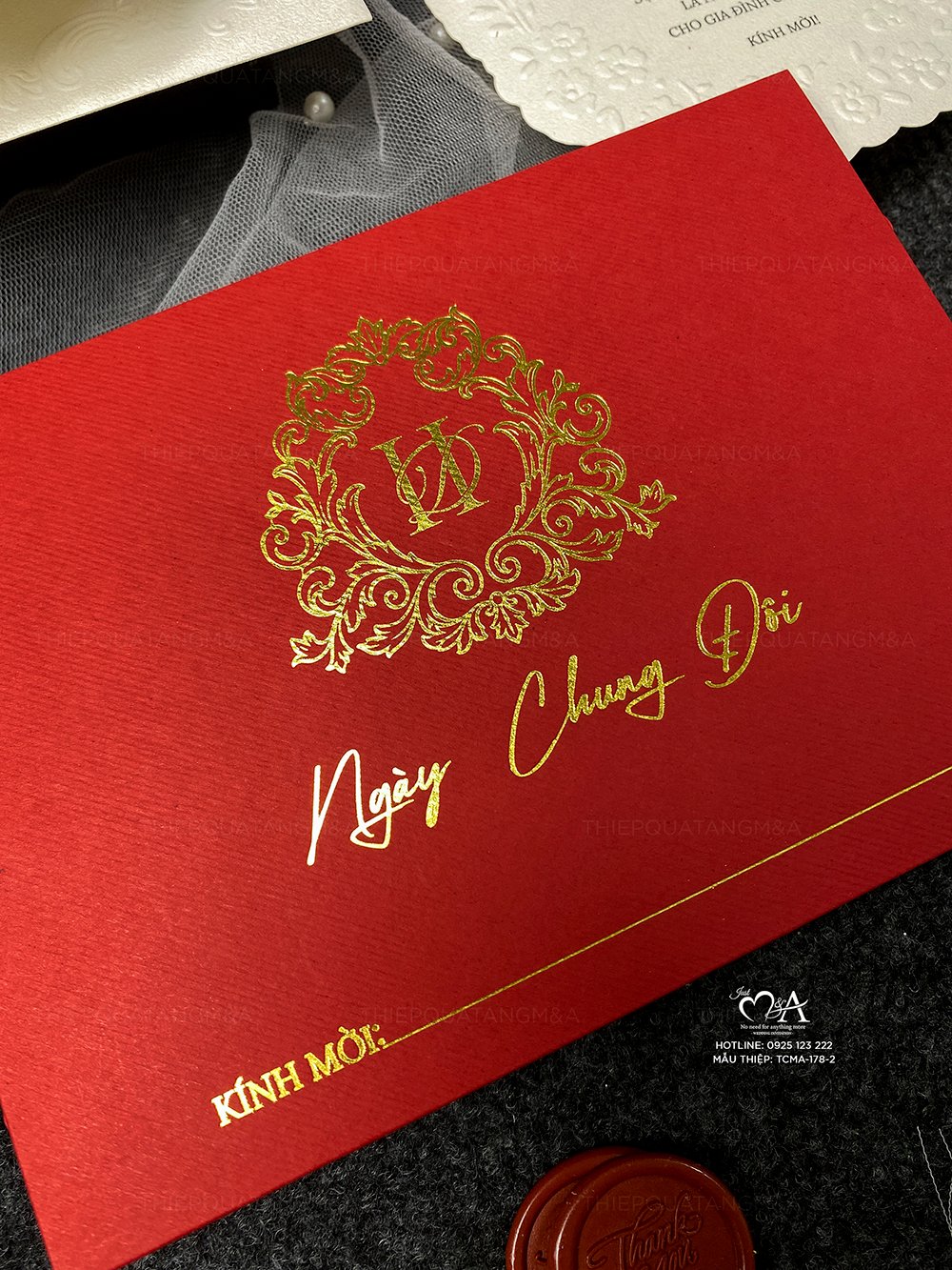 Thiệp cưới mã TCMA 178 2 8
