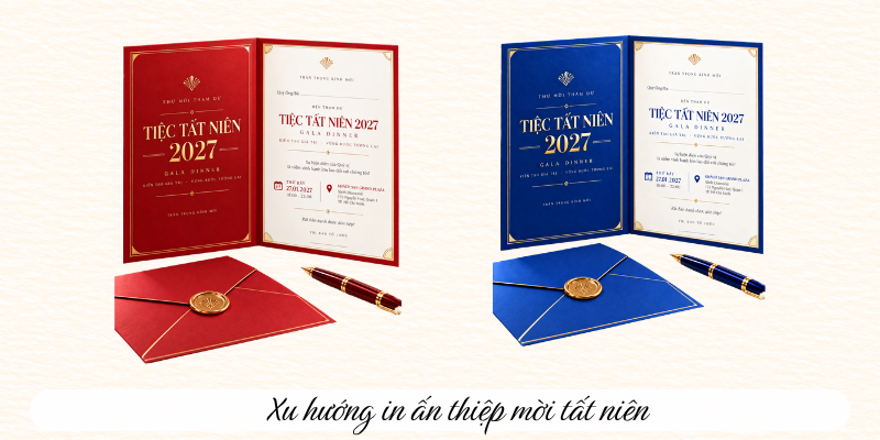 Xu hướng in ấn thiệp mời tất niên 